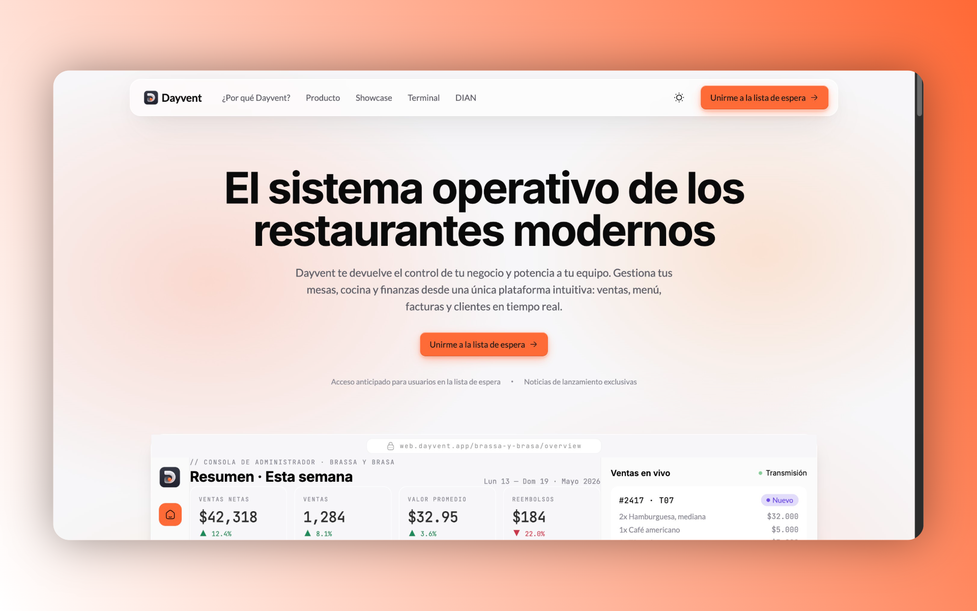 Dayvent POS/ERP architecture